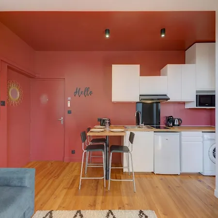Appartement Terracotta-T2-Clim-Parking Gratuit Prive à Pierre-Bénite Extérieur photo